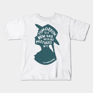Tomorrow is a New Day With No Mistakes In It Kids T-Shirt